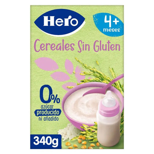 Hero Baby Céréales Céréales Céréales Céréales Céréales Sans Gluten 340G
