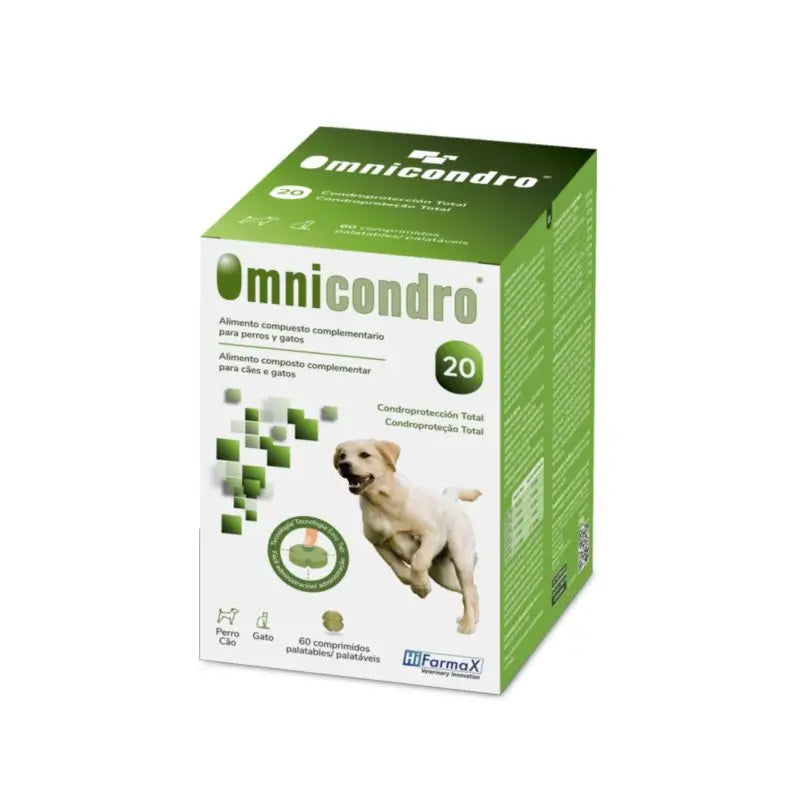 Omnicondro 20 Chondroprotecteur Chiens, 60 Comprimés