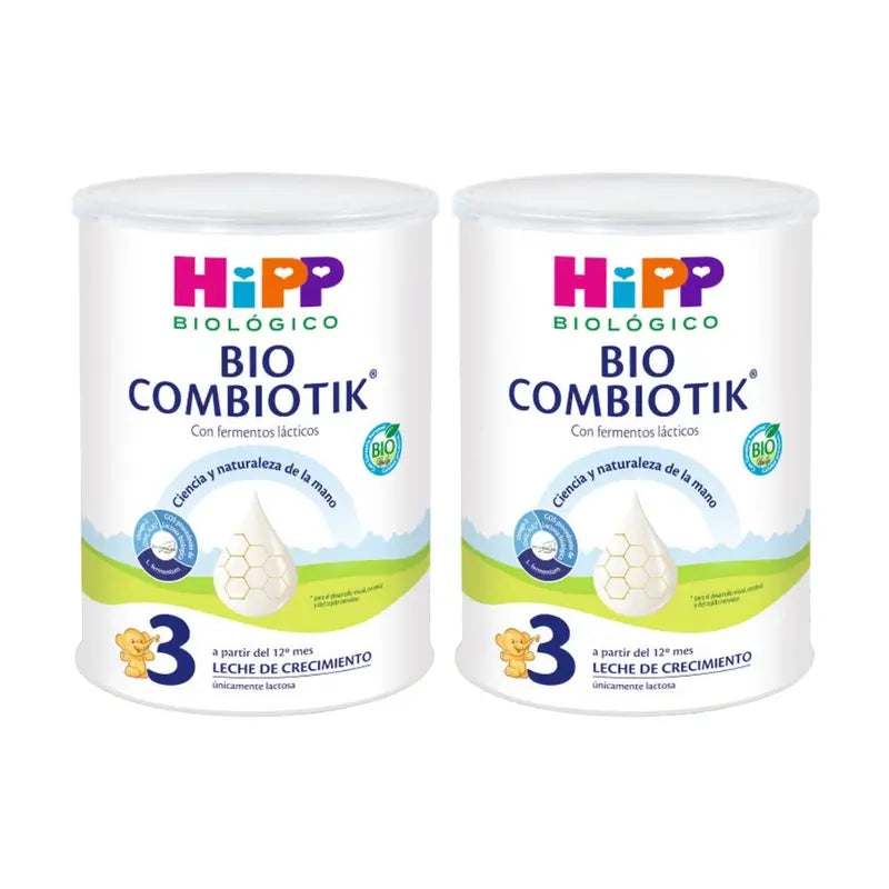 Hipp Combiotik 3, lait de croissance, paquet de 2 x 800 g