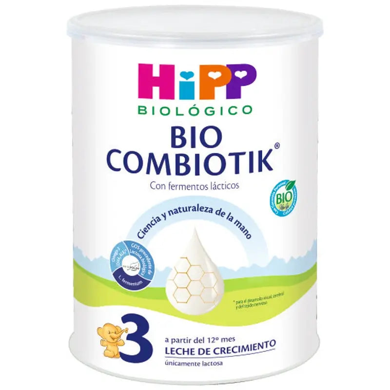 Hipp Combiotik 3, lait de croissance, paquet de 4 x 800 g