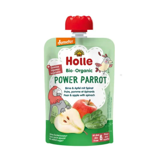 Pear, Apple and Spinach Holle Pouche 100 g