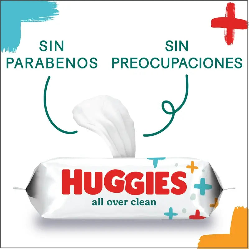 Huggies All Over Clean Wipes , 56 pcs.