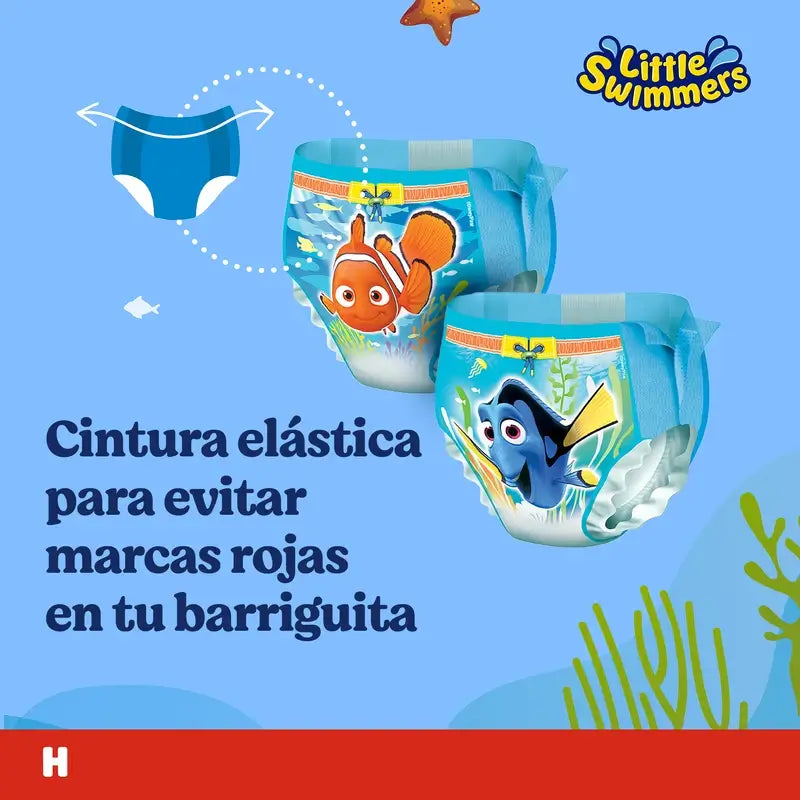 Couches de natation Huggies Little Swimmers Taille 5-6 , 11 pièces