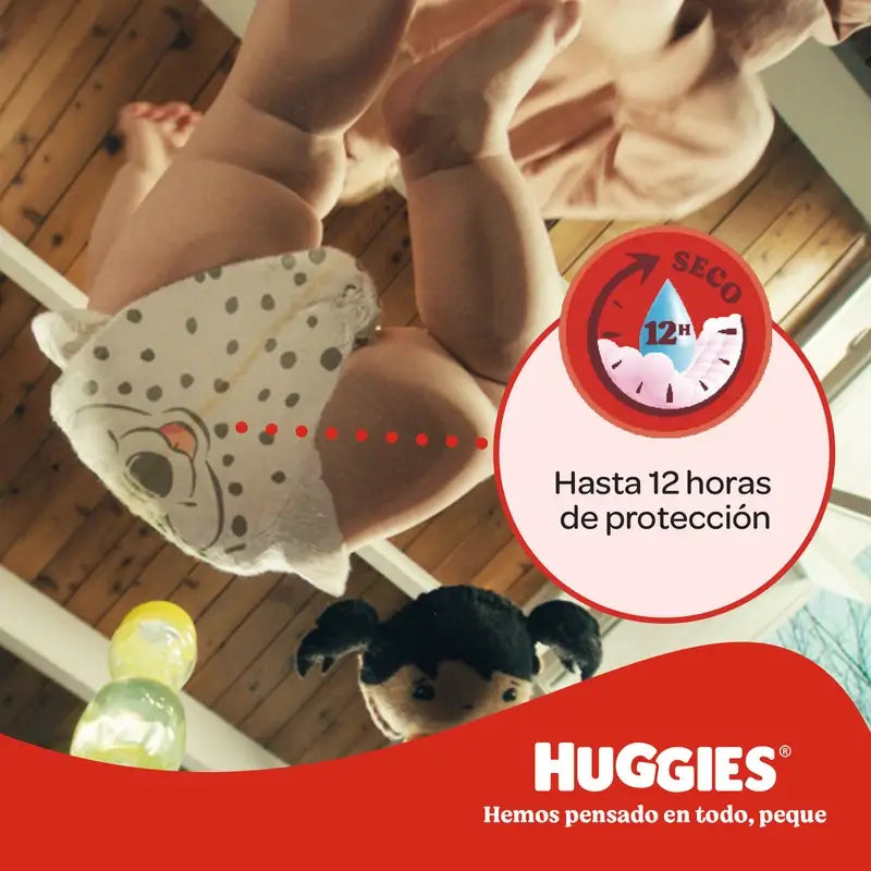 Huggies Little Movers Taille 5 (11-25Kg) Couche pour Bébé Disney, 126 unités