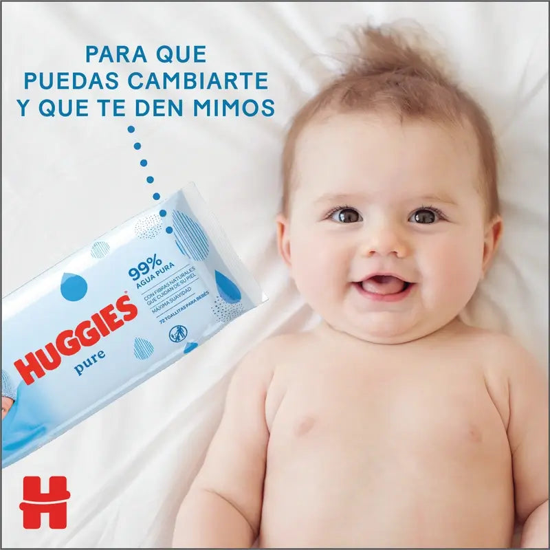 Huggies Pure Wipes , 168 pcs.