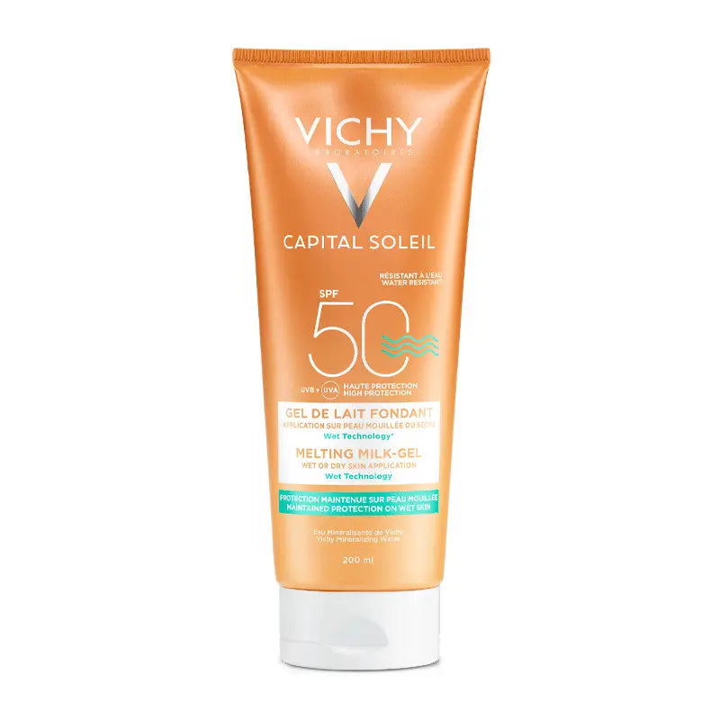 Vichy Capital Soleil Wet Skin Milk Gel SPF 50, 200 ml
