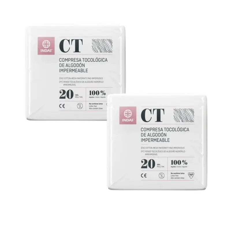 Matelas de maternité en coton, 2 x 20 pcs.