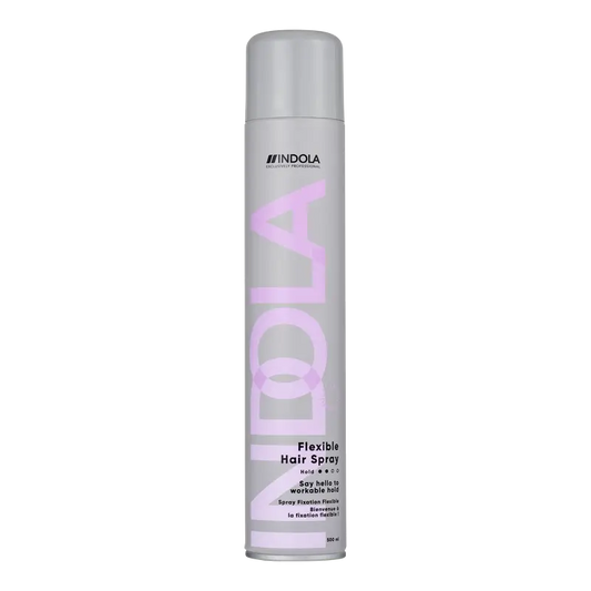 Indola Professional Spray pour cheveux à tenue flexible, 500 Ml