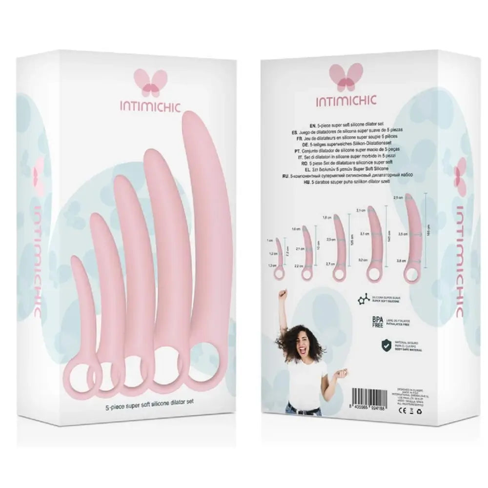 Intimichic 5 Piece Silicone Dilator Set