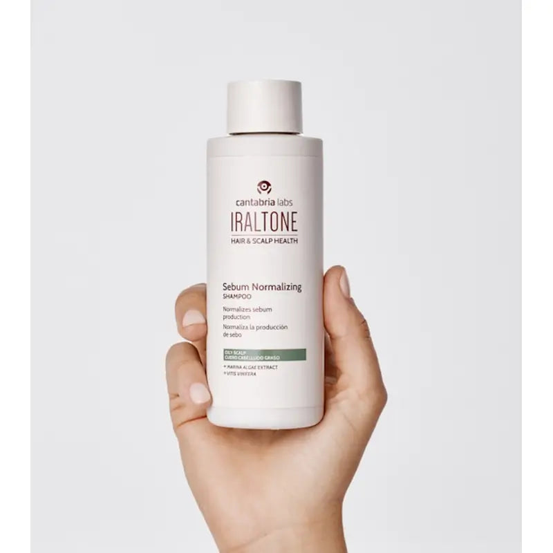Iraltone Shampooing séborégulateur, paquet de 2 x 200 ml