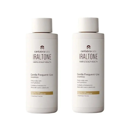 Iraltone Shampooing doux pour usage fréquent, paquet de 2 x 200 ml