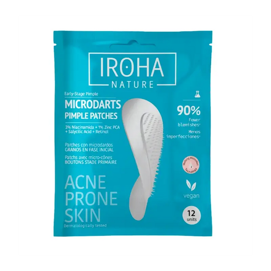 Iroha Nature Acne Prone Skin Microdart Patches, 12 pièces