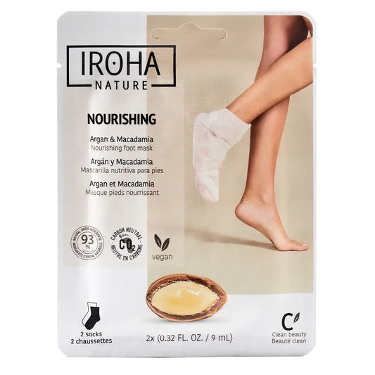 Iroha Nature Masque Nourrissant Corps Chaussettes, 20 Ml