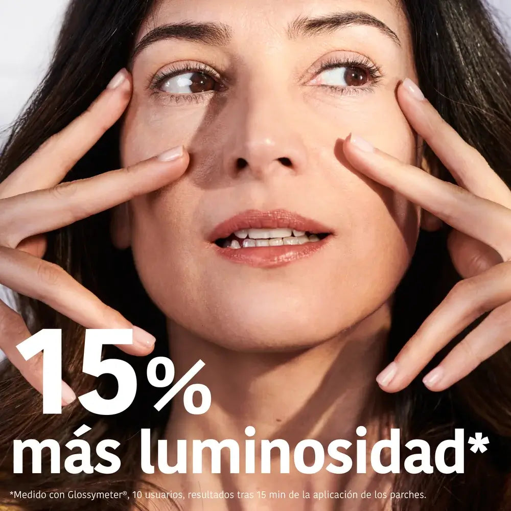 Iroha Nature Patchs anti-fatigue pour les yeux - Vitamine C , 16 (2x8) ml