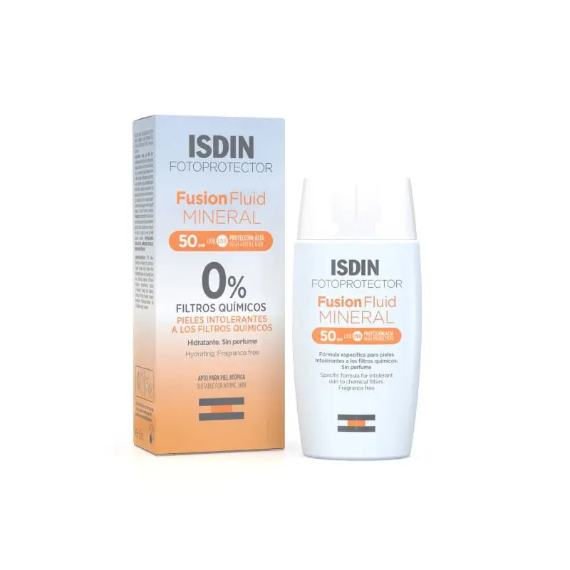 Isdin Fotoprotector Mineral Fusion Fluid 50+ 50 Ml