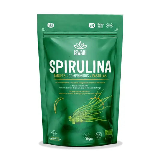 Iswari Spirulina Bio Es, 200 comprimés de 100g