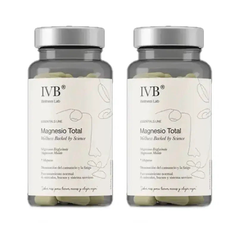 Ivb Wellness Lab 60 Capsules de Magnésium Total, Pack 2 x 60 capsules