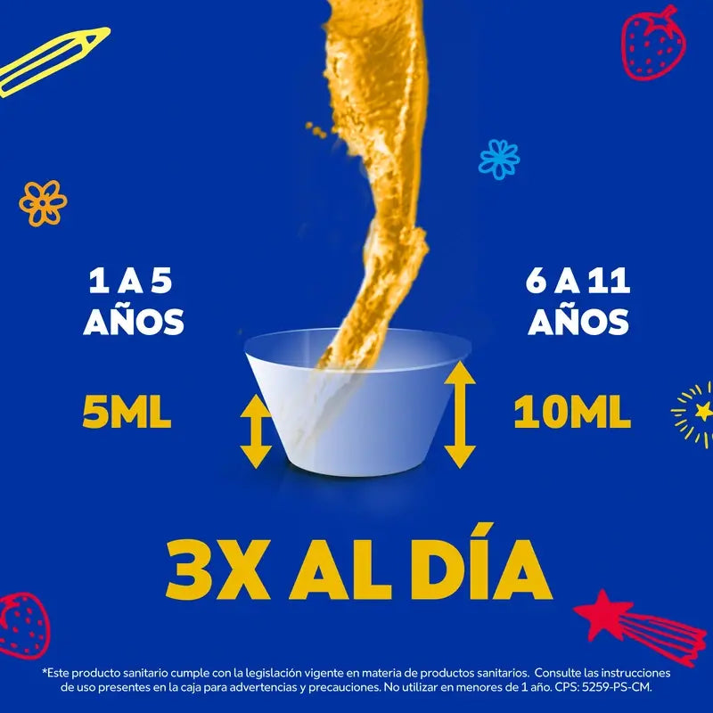 Vicks Formula Natura sirop contre la toux pour enfants miel fraise, 140 ml