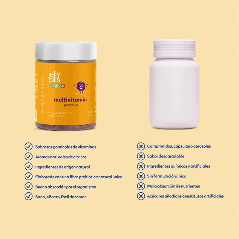 Jelly Pills Multivitamin Kids , 70 gummies