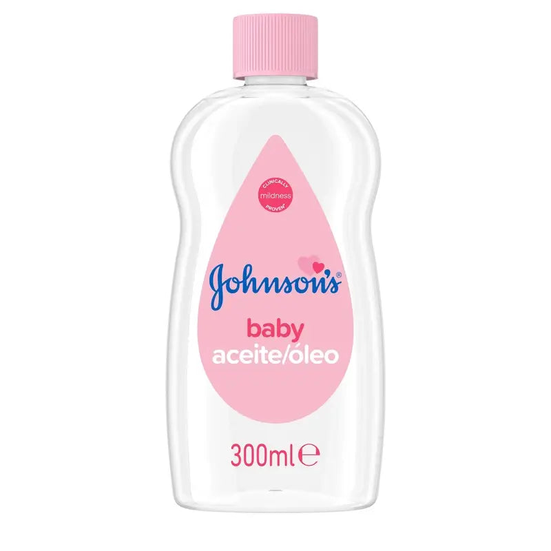 Johnson's Baby Regular Oil, laisse la peau douce et saine, idéale pour les peaux délicates, 300 ml