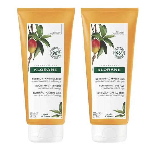 Klorane Après-Shampooing à la Mangue, 2X200 Ml