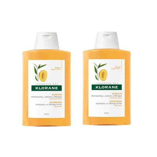 Klorane Shampooing Nourrissant à la Mangue, 2X200 Ml