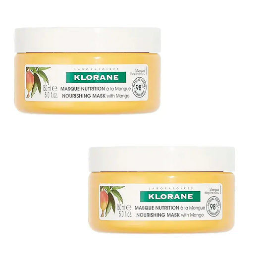 Klorane Masque Nourrissant à la Mangue, 2X150 Ml