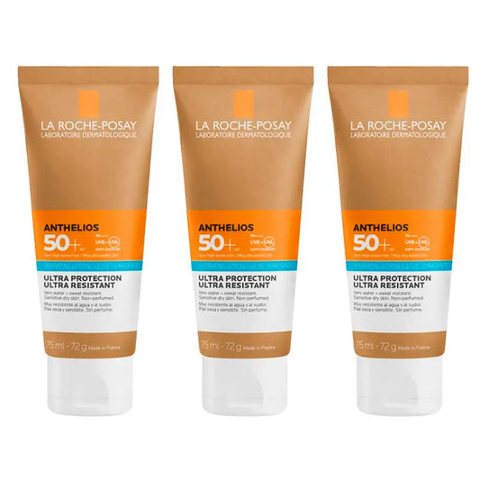 La Roche Posay Anthelios Triplo Lait Hydratant Spf50+ Eco-Durable, 3 X 75 Ml