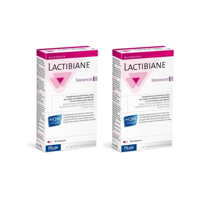 Tolérance à Lactibiane, 2 x 30 capsules