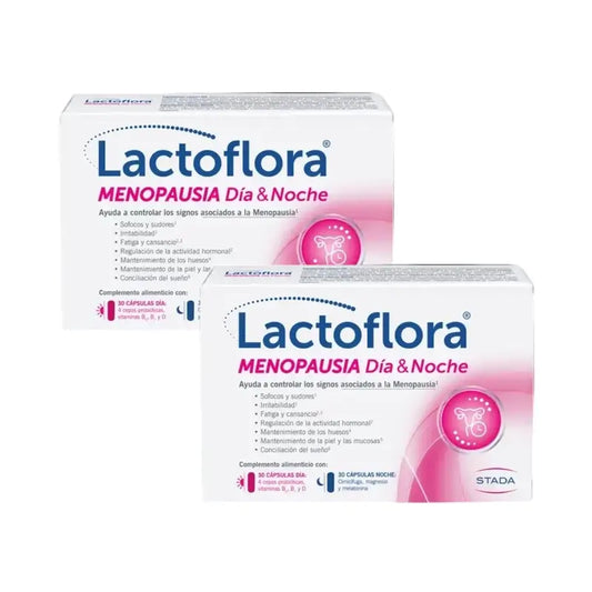 Lactoflora Ménopause Jour & Nuit, 2X60 Capsules