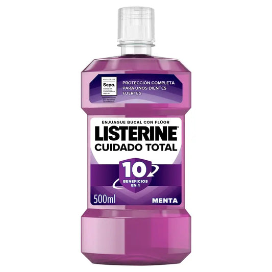 Listerine Total Care Bain de bouche à la menthe, 500 ml