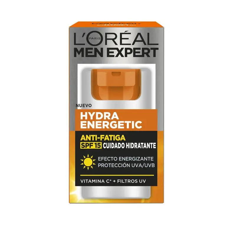L'Oréal Paris Men Expert Hydra Enegertic 24H Anti-Fatigue Crème Hydratante avec Spf15