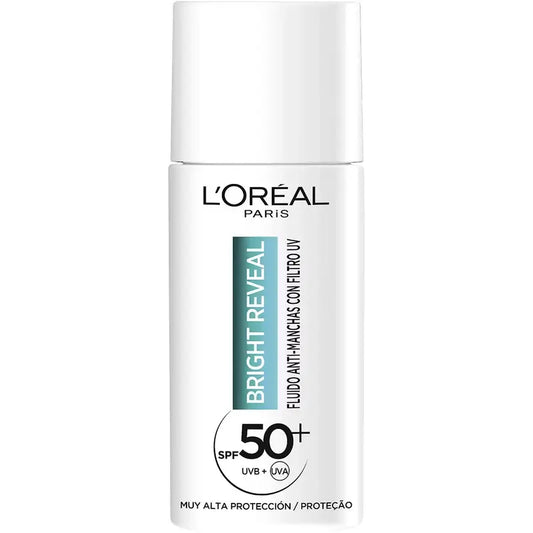 L'Oréal Paris Bright Reveal Fluide hydratant anti-imperfections avec filtre UV Spf50+ et Niacinamide