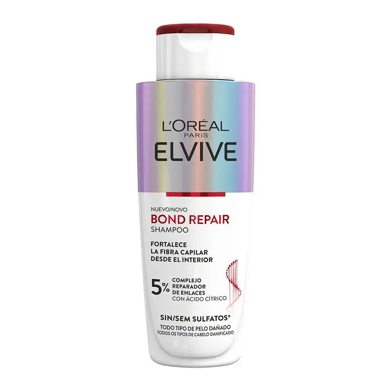 L'Oréal Paris Elvive Bond Repair Shampooing : Fortifiant, reconstruction en profondeur, 98% moins de casse