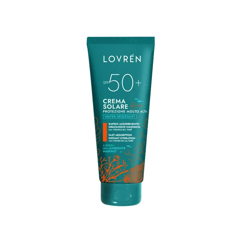 Lovrén Solaire Crème solaire Spf50+ Très haute protection, 100 ml