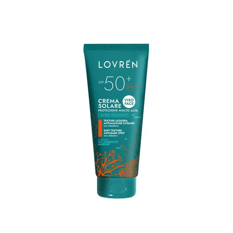 Lovrén Solaire Crème solaire Viso Spf50+ Très haute protection, 50 ml