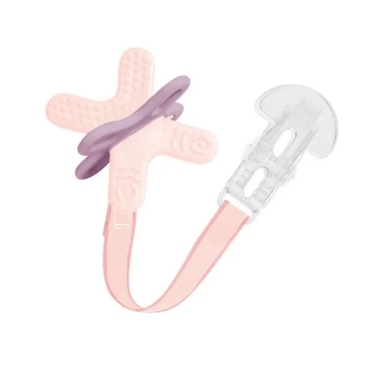 Mam Baby Bite & Relax Phase 2 Dentition avec clip Rose