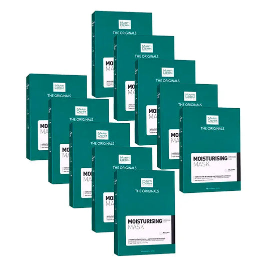 Martiderm Masque Hydratant Masque Hydratant Intensif, 10 X 10 unités