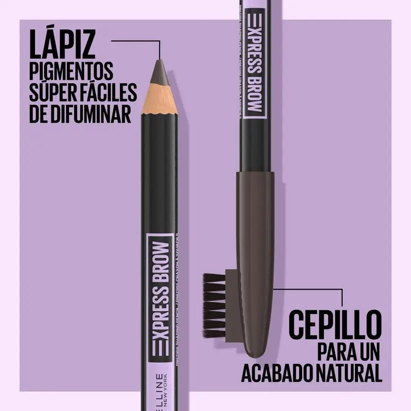 Maybelline New York Express Brow Pencil In Shade 05 Deep Brown (Crayon à sourcils express Maybelline New York)
