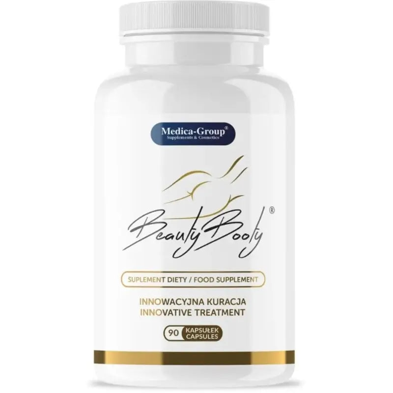 Medica Group Beautybooty Supplément alimentaire naturel pour le raffermissement des fesses et le soin de la peau, 90 gélules
