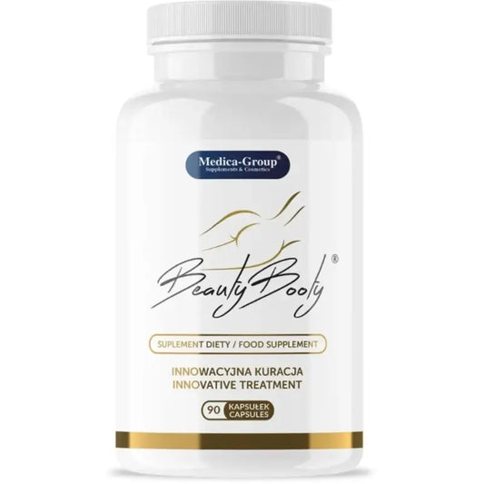 Medica Group Beautybooty Supplément alimentaire naturel pour le raffermissement des fesses et le soin de la peau, 90 gélules