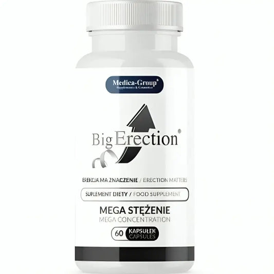Medica Group Bigerection Supplément alimentaire naturel pour la vitalité masculine et la performance intime, 60 capsules