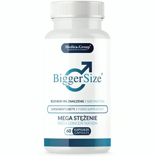 Medica Group Biggersize Supplément alimentaire naturel pour stimuler la vitalité et l'énergie masculine, 60 gélules