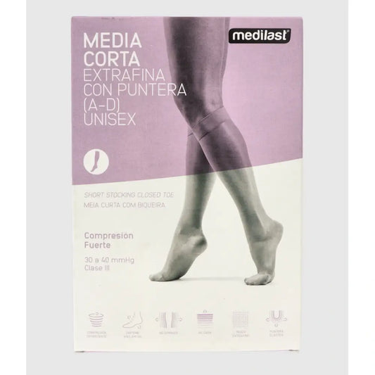 Medilast Stocking Short Fte C/Toe R606 Large