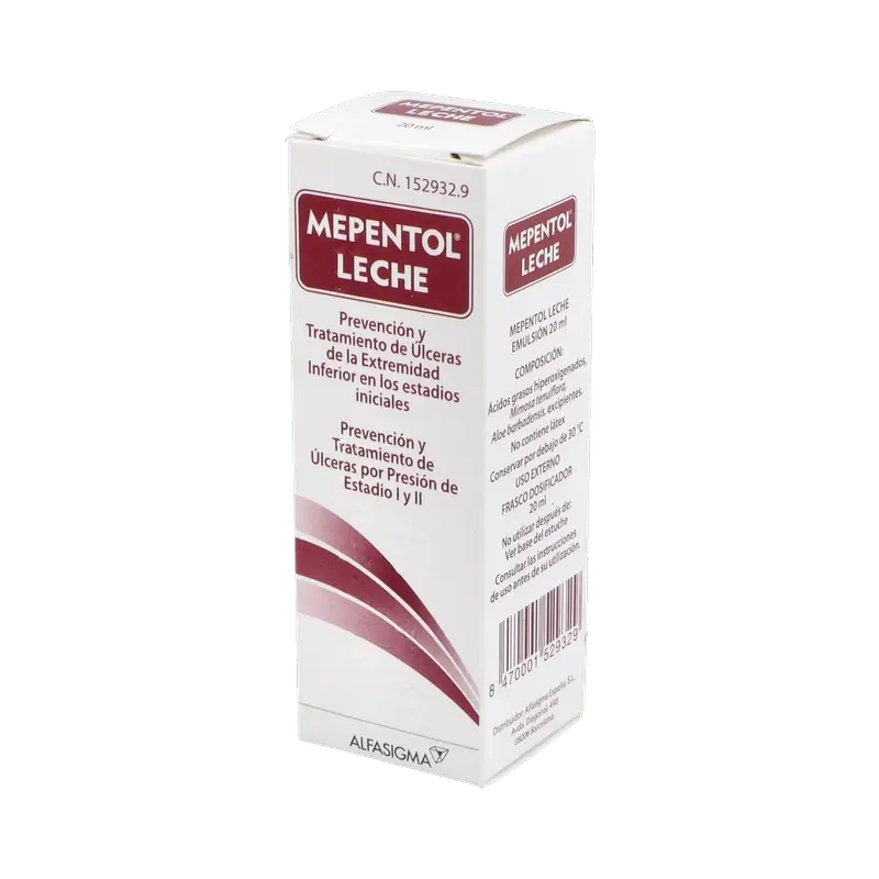 Emulsion lactée de Mepentol, 2 x 20 ml