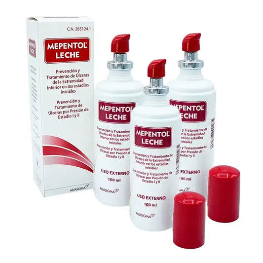 Mepentol Ulcer Emulsion Milk, 3 x 100 ml
