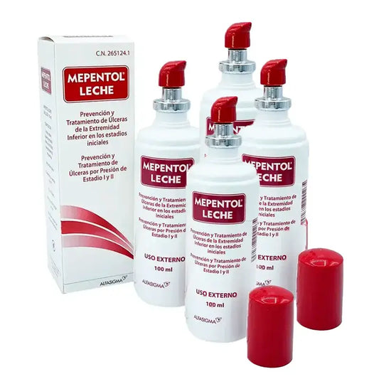 Mepentol Ulcer Milk Emulsion, 4 x 100 ml