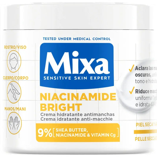 Mixa Crème anti-taches à la niacinamide, 400 ml