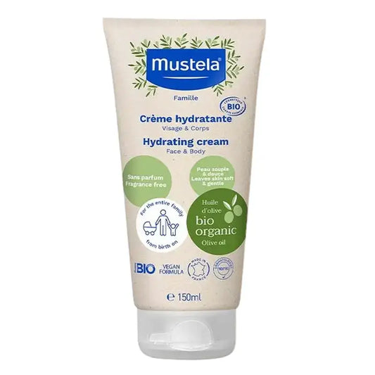 Mustela Organic Crème Hydratante, tube de 150 ml