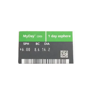 Myday Daily Spherical Lenses, 30 unités